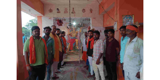 विश्व हिंदू परिषद और बजरंग दल द्वारा तिलोखर गांव में संगठन विस्तार बैठक